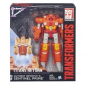 Transformers Generations Titans Return Autobot Infinitus and Sentinel Prime 