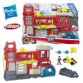 Transformers Rescue Bots Griffin Rock Firehouse Headquarters B5210 pompieri
