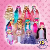 VIP Pets  Color Boost cu par lung colorat si accesorii surpriza 711709